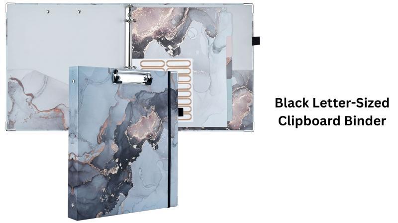 Premium 1-inch Black Letter-Sized Clipboard Binders (1,460 Units)-MSRP $27,667