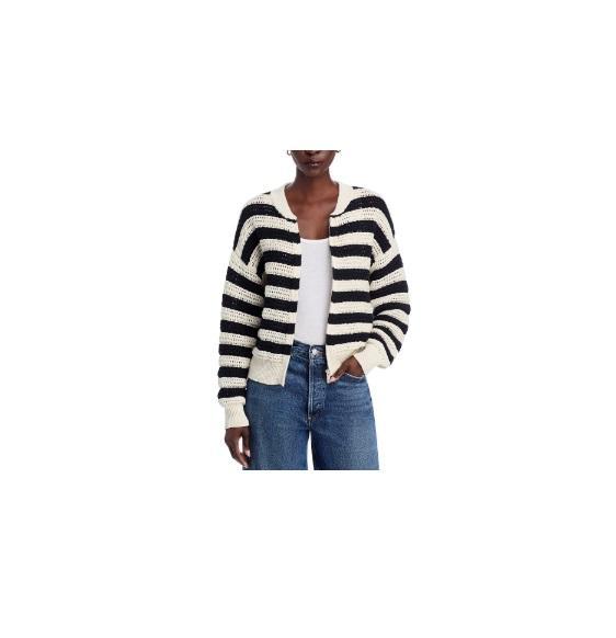 Apparel - Sanctuary Open Knit Bomber Crewneck Cardigan Sweater, Natori Bliss Contour Bra, SKIMS - Original MSRP $2,370