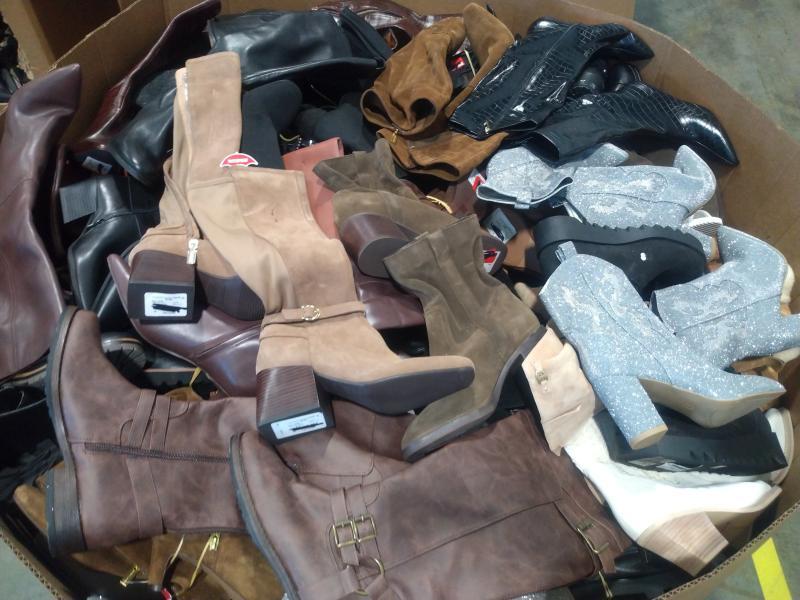 Luxury Department Store - Pallet of Shoes Returns