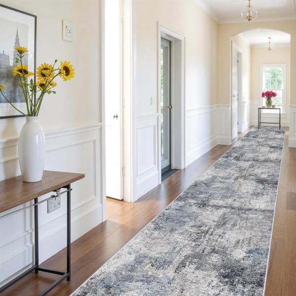 Home - RUUGME 3ftx16ft Modern Hallway Runner Rug, KILOCOCO 4ftx6ft Buffalo Checkered Front Door Mat - MSRP $2,619