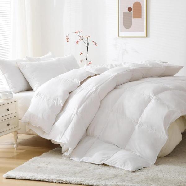 Home - BPC Oversized King All Season Feather Comforter, LASTING TAILS Handcrafted Ceramic Cremation Urn - MSRP $29,118