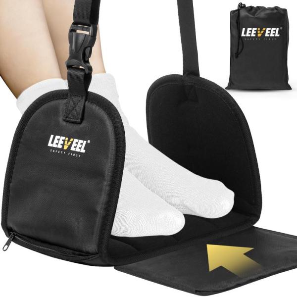 Health & Beauty - Leeveel Foot Hammock for Plane, Thigh Compression Sleeve, Pill Organizer - MSRP $7,408