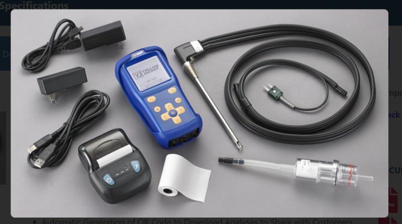 Combustion Analyzer - MSRP $5,338
