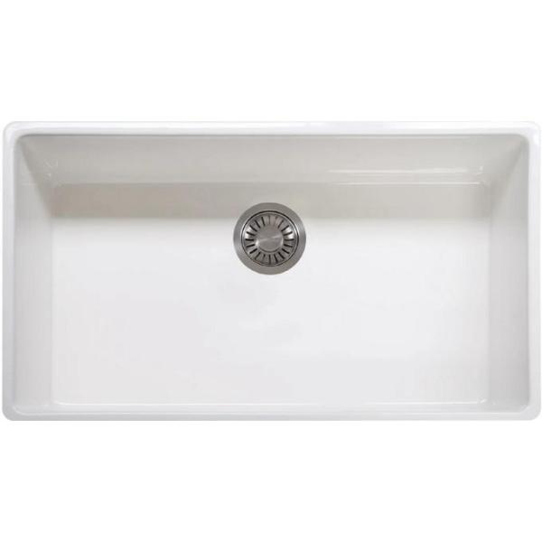 Franke Farm House 36" Farmhouse/Undermount Single Basin Fireclay Kitchen Sink - MSRP $1,371
