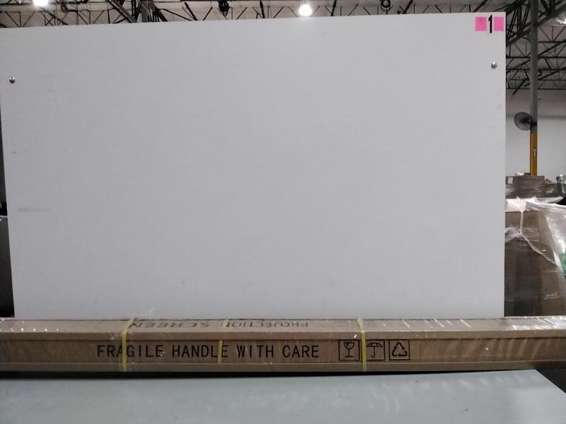 NEW - Automatic Motorized Projector Screen with Remote Control, 120 Inch - MSRP $139