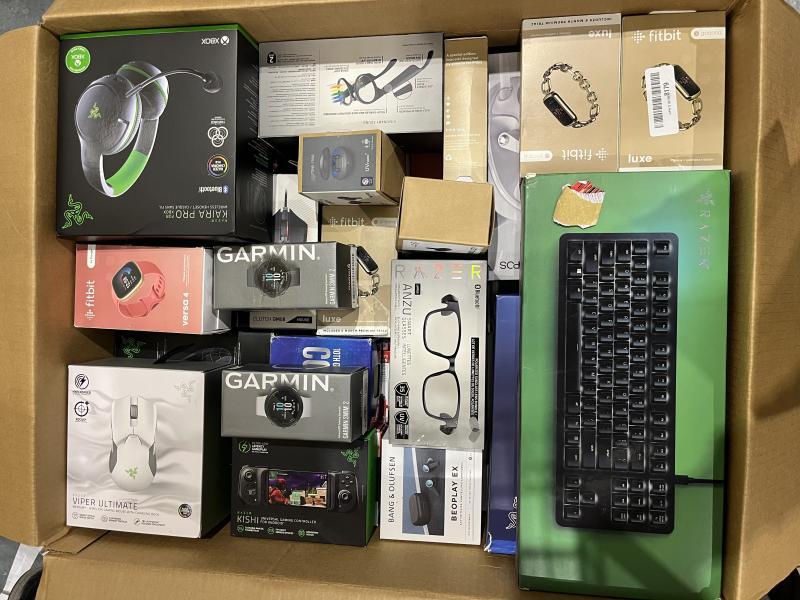 Box Of Name Brand Electronics- $8,000