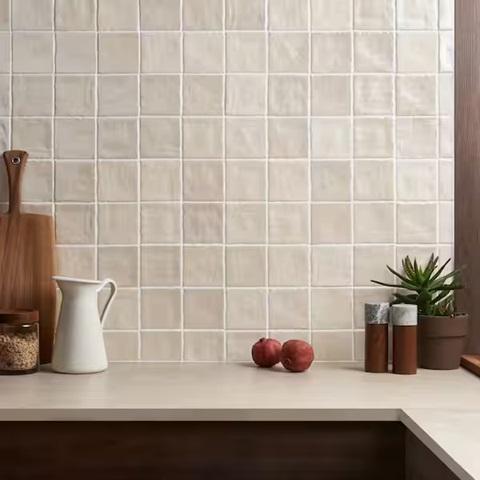 Flooring & Rugs - Ivy Hill Cream Ceramic Tile - Est Retail $932- 1plt