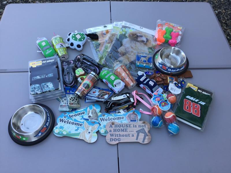 68 piece Mixed Lot Dog Collar, Leash Toys Key Chains and more