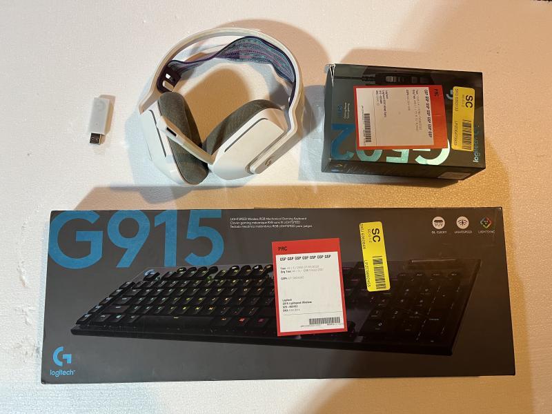 Logitech Gaming Accessories (Keyboard / Mouse / Headset)