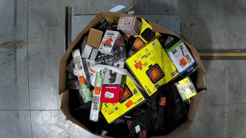 Mixed Lot - Schlage, TuffBilt, RYOBI, Kwikset, Calming Cozy, John Deere, Husky, Defiant, Arnold - Est Retail $8,114