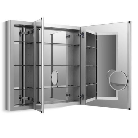 Kohler K-99011-SCF-NA Triple Door Mirrored Medicine Cabinet - MSRP $929