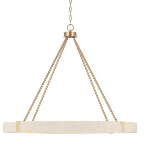 Capital Lighting 449881MA Delaney 8 Light 36" Wide Ring Chandelier - MSRP $718