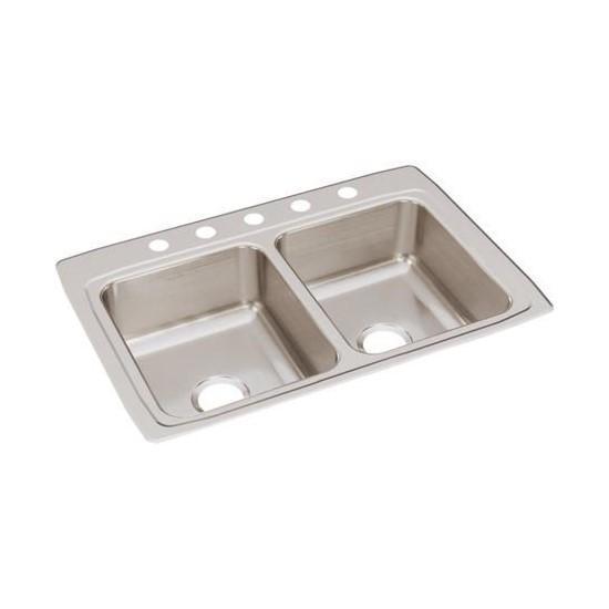 Elkay Equal Double Bowl Drop-in Sink - MSRP $817