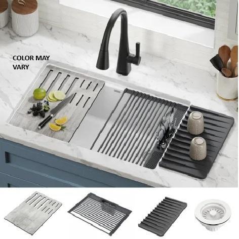 Delta 75B933-30S-WH Workstation Kitchen Sink - MSRP $624