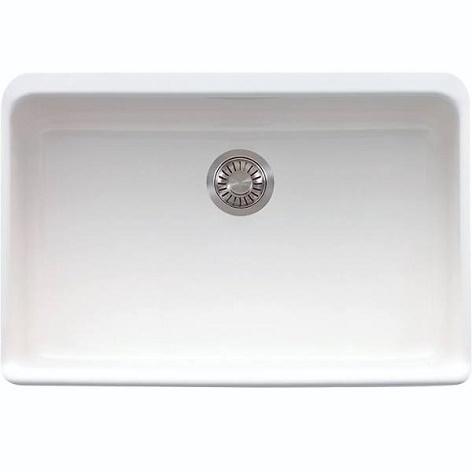 Franke MHK110-28WH Manor House 27-5/8" x 19-3/4" Single Basin Farmhouse Fireclay Kitchen Sink - MSRP $737