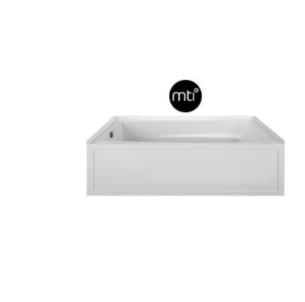MTI Baths 72" Three Wall Alcove Whirlpool Bathtub - MSRP $4,800