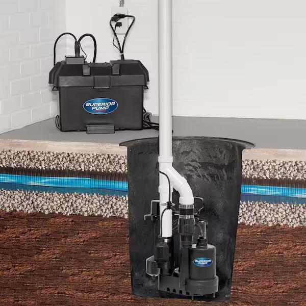 Pumbing - Superior Pump, BWE, Wayne, ALFI, SUMERAIN, FLOW, Google, Everbilt - Est Retail $9,088- 1plt