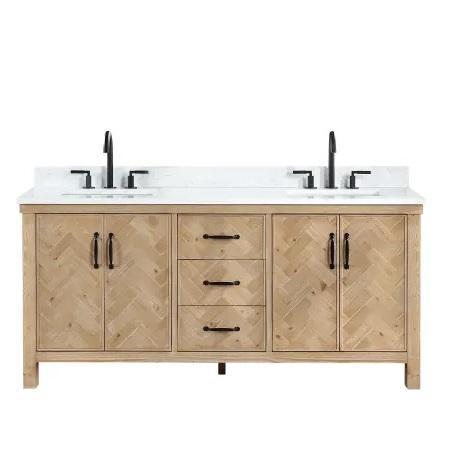 Miseno MV-NM-JAVI72-GWT-AB Double Basin Vanity Set - MSRP $1,759