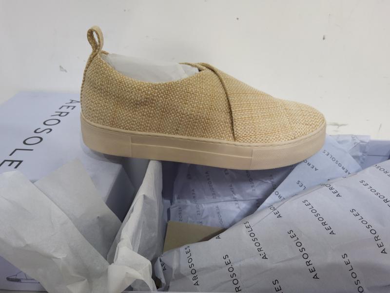 Aerosoles Women's Brighton Sneaker, Sand Raffia - MSRP $29