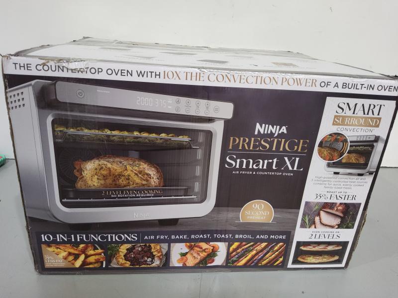 Ninja Prestige Smart XL Countertop Oven, 1800 Watts, Stainless Steel - MSRP $296