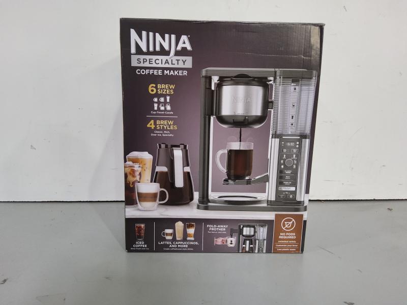 Ninja Specialty Coffee Maker, 10-Cup Carafe, Hot & Iced Coffee, 6 Brew Styles, 8 Sizes, Black - MSRP $129