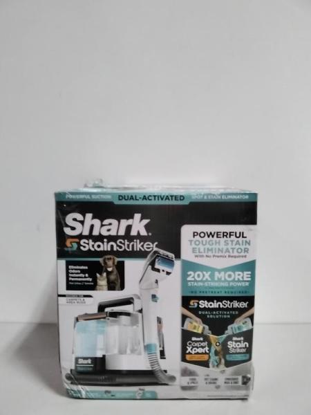 Shark StainStriker Portable Cleaner with Pet Mess Tool, Stain & Odor Remover, White, PX201 - MSRP $113