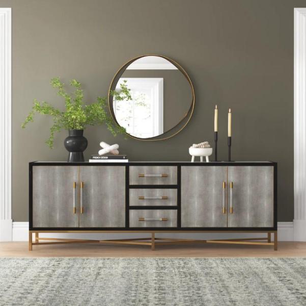  Furniture - MS Zero Gravity Power Sofa, Machine Woven Area Rug, Nobel Console - MSRP $95,430 