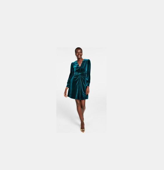 Apparel - Vince Camuto Velvet Twist Front V-Neck Long Sleeves, La Blanca Tankini Swimsuit Top - Original MSRP $2,801