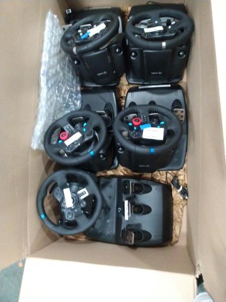 C Grade - Logitech G920, G29, G923 Racing Wheels & Pedals - MSRP $1,549