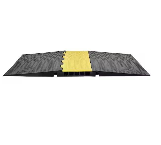 SKYSHALO 45inx31.5in Cable Protector Ramp 3.75ft 22000lbs Load Raceway Cord Cover Conduits - Est Retail $1,937