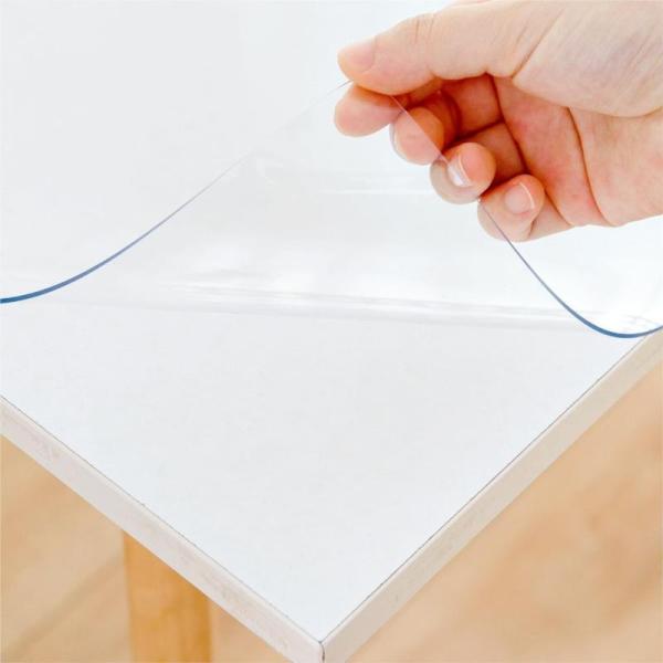 Eisdroma 39 x 71 Inch Clear Table Cover - 1.5mm Thick - MSRP $58