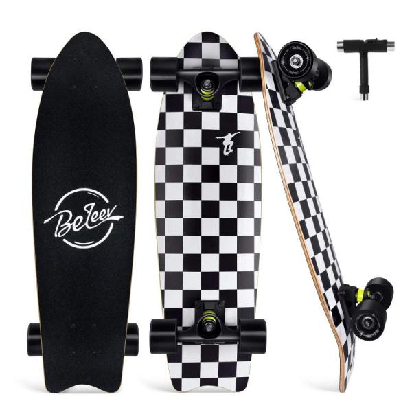 BELEEV Cruiser/Beginner Skateboard, 27in Complete - MSRP $39