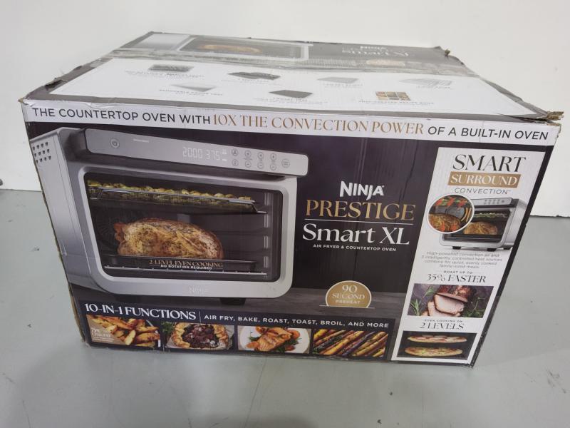 Ninja Prestige Smart XL Countertop Oven, 1800 Watts, Stainless Steel - MSRP $296