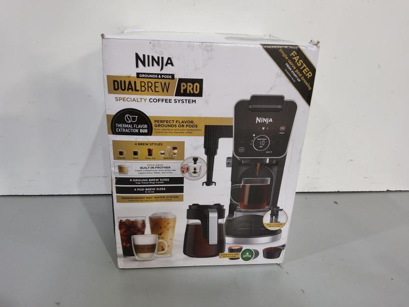 Ninja CFP301 DualBrew Pro Specialty 12-Cup Drip Maker with Glass Carafe, Black - MSRP $239
