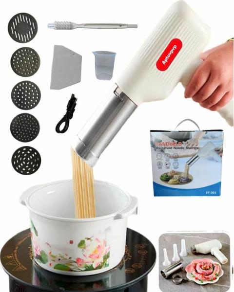 Home - 12 Pcs Serving Utensils, Teocera Coffee Mugs Set, Aptovpvp Noodle Machine - MSRP $4,511