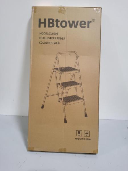 HBTower Folding Step Ladder with Anti-Slip Pedal - MSRP $63