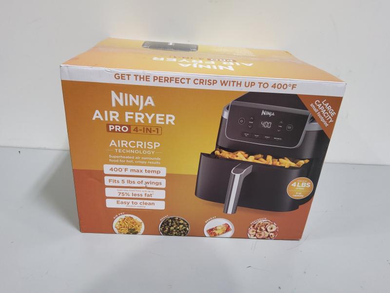 Ninja Air Fryer Pro 4-in-1 with 5 QT Capacity, Nonstick Basket & Crisper Plate, Grey - MSRP $129