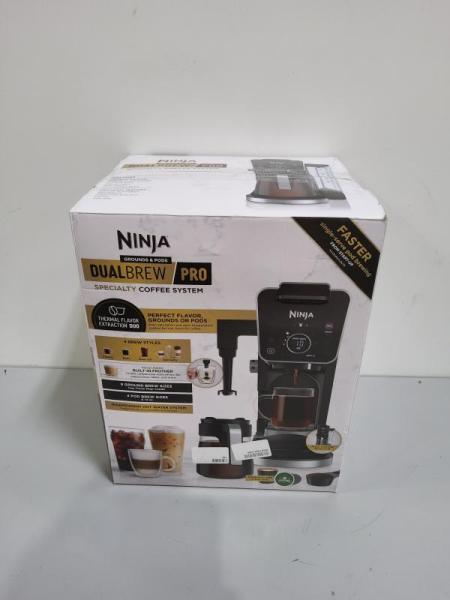 Ninja CFP301 DualBrew Pro Specialty 12-Cup Drip Maker with Glass Carafe, Black - MSRP $239