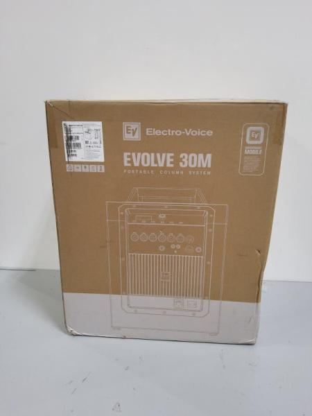 Electro-Voice Evolve 30M Portable Loudspeaker System, 10" Subwoofer, & Class-D Amplifier (White) - MSRP $1,372