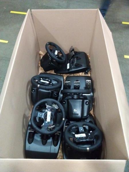 C Grade - Logitech G920 Driving Force Racing Wheels, G923 Racing Wheel and Pedals - MSRP $1,549
