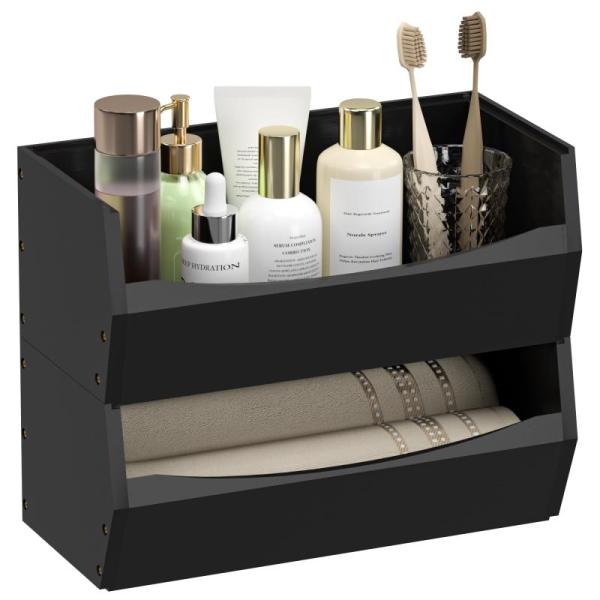 Kitchen - 2 Set Open Front Stackable Storage Bins, Amoystone Agate Geode Coaster - MSRP $5,728