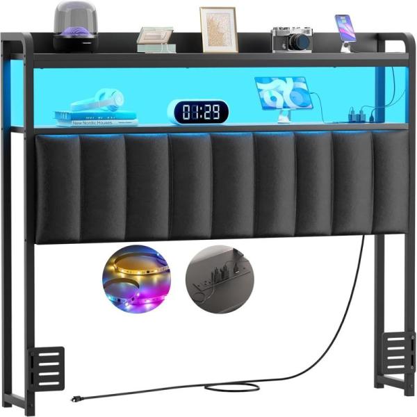 Aheaplus Twin Headboard with Storage - MSRP $72