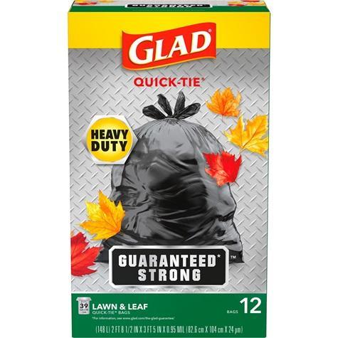 Home - Glad Lawn and Leaf Trash Bags Pack of 6 & More - MSRP $1,724