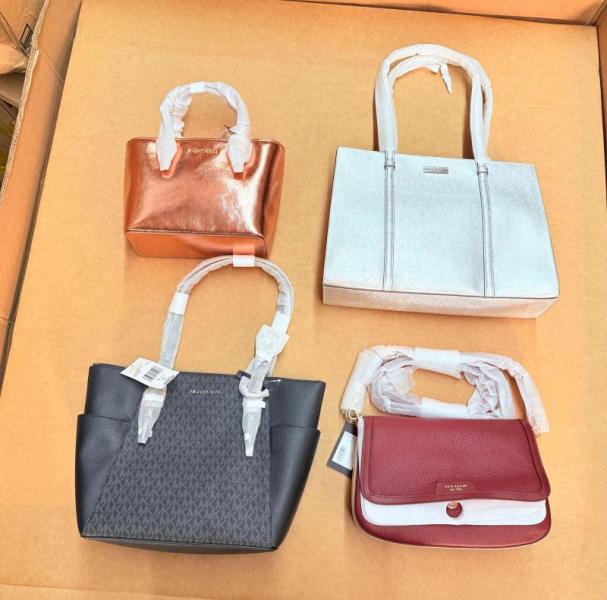 Bulk Lot of 21 Mixed Brand Handbags and Wallets MSRP $5,786
