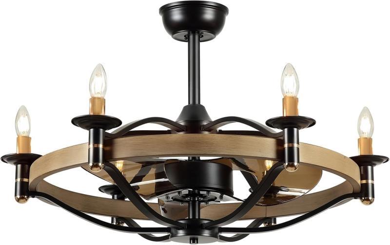General Merchandise - RLDVAY Box-Spring-Queen, MADSHNE 32" Caged Ceiling Fans, Large Area Rug - MSRP $1,648