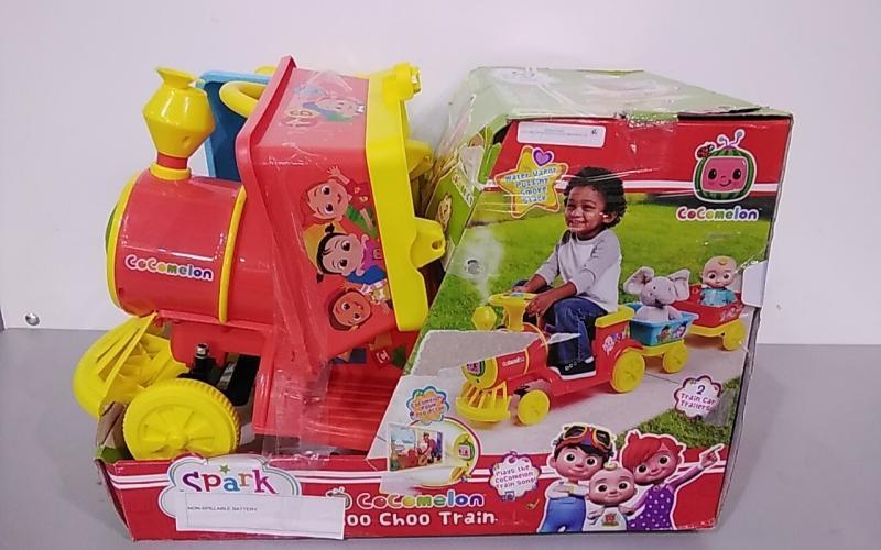 Cocomelon 6V Electric Toddler Ride-On Motorized Train - MSRP $148