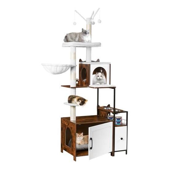 Snughome Cat Tree with Litter Box, Oasishome Pop-Up Gazebo, UBeesize Furnace Filter - MSRP $1,652