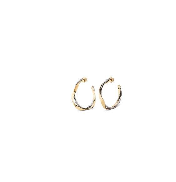 Jewelry- DEMARSON Essie Hoop Earrings, Tory Burch Miller Stud Hoop Earrings, Jenny Bird, Argento -Original MSRP $10,047