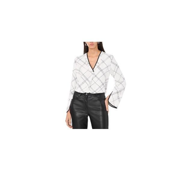 Vince Camuto Windowpane-Print V-Neck Top & Assorted Apparel - Original MSRP $1,755