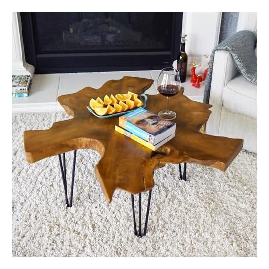Welland Teak Coffee Table, Stary Dining Chairs, Toriexon 8' Driveway Harrow Grader - MSRP $2,008